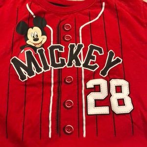 Disney Mickey Mouse baseball shirt final sale